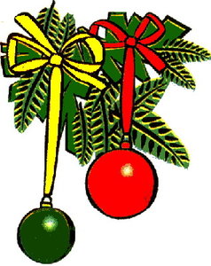 Cliparts Kerstmis Kerst ballen 