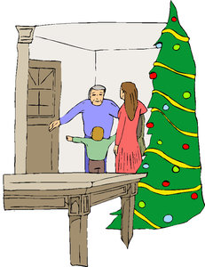 Cliparts Kerstmis Kerst bomen 
