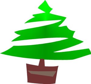 Cliparts Kerstmis Kerst bomen 