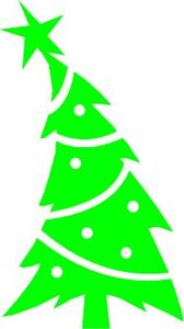 Cliparts Kerstmis Kerst bomen 