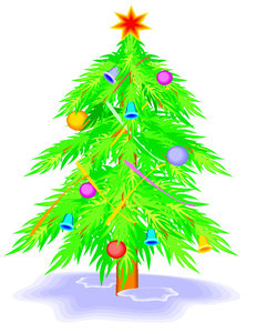 Cliparts Kerstmis Kerst bomen 