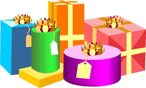 Cliparts Kerstmis Kerst cadeaus 