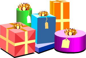 Cliparts Kerstmis Kerst cadeaus 