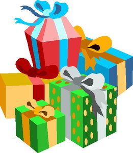 Cliparts Kerstmis Kerst cadeaus 