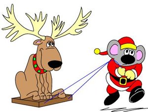 Cliparts Kerstmis Kerst dieren 