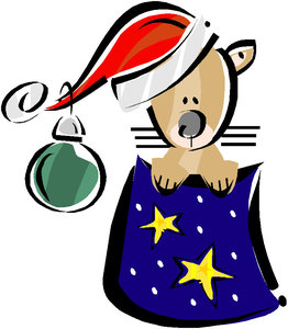 Cliparts Kerstmis Kerst dieren 