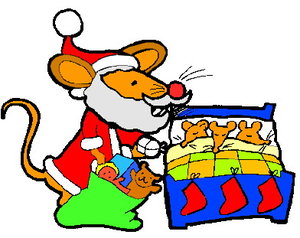 Cliparts Kerstmis Kerst dieren 