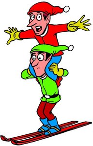 Cliparts Kerstmis Kerst elfen 