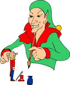 Cliparts Kerstmis Kerst elfen 