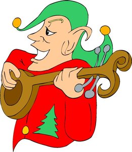 Cliparts Kerstmis Kerst elfen 