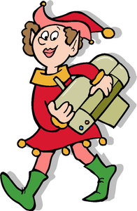 Cliparts Kerstmis Kerst elfen 