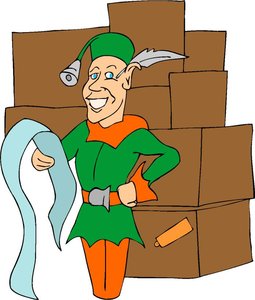 Cliparts Kerstmis Kerst elfen 