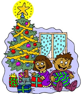 Cliparts Kerstmis Kerst kinderen 