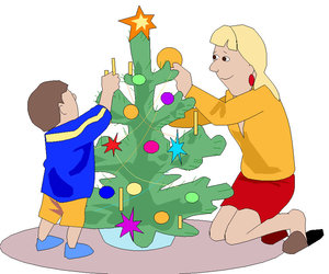 Cliparts Kerstmis Kerst kinderen 