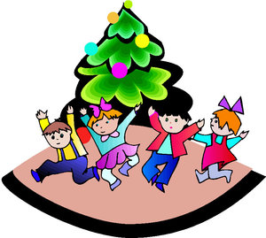 Cliparts Kerstmis Kerst kinderen 