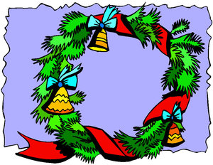 Cliparts Kerstmis Kerst kransen 