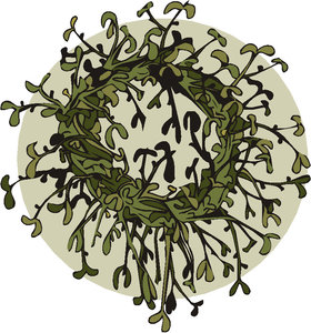 Cliparts Kerstmis Kerst kransen 