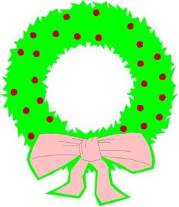 Cliparts Kerstmis Kerst kransen 