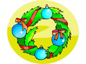 Cliparts Kerstmis Kerst kransen 