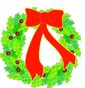 Cliparts Kerstmis Kerst kransen 