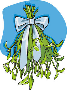 Cliparts Kerstmis Kerst mistletoe 