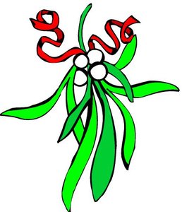 Cliparts Kerstmis Kerst mistletoe 