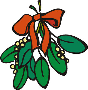 Cliparts Kerstmis Kerst mistletoe 
