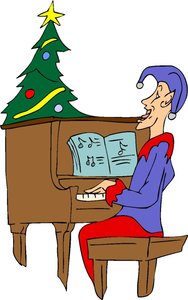 Cliparts Kerstmis Kerst muziek 