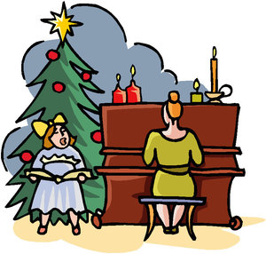 Cliparts Kerstmis Kerst muziek 