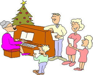 Cliparts Kerstmis Kerst muziek 