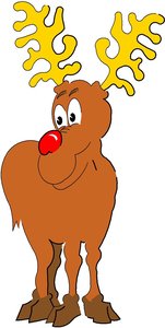 Cliparts Kerstmis Kerst rendieren Rudolph The Rednosed Reindeer
