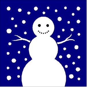 Cliparts Kerstmis Kerst sneeuwpoppen 