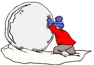 Cliparts Kerstmis Kerst sneeuwpoppen 
