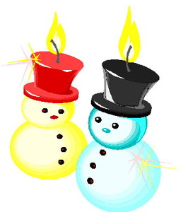 Cliparts Kerstmis Kerst sneeuwpoppen 