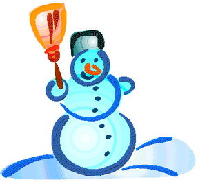 Cliparts Kerstmis Kerst sneeuwpoppen 