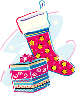 Cliparts Kerstmis Kerst sokken 