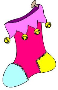 Cliparts Kerstmis Kerst sokken 