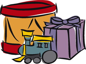 Cliparts Kerstmis Kerst speelgoed 