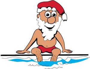 Cliparts Kerstmis Kerst sportief 