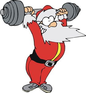 Cliparts Kerstmis Kerst sportief 