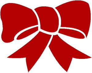 Cliparts Kerstmis Kerst strikken 