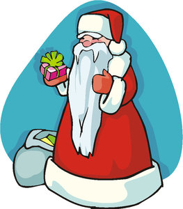 Cliparts Kerstmis Kerstmannen Kerstman Nachtjapon