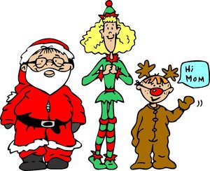 Cliparts Kerstmis Kerstmannen 
