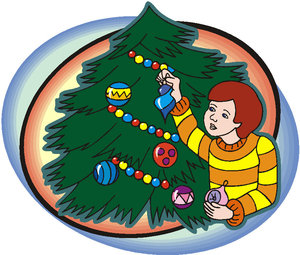 Cliparts Kerstmis Ovaal 