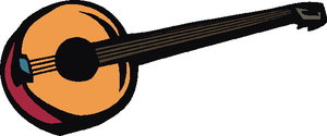 Muziek Cliparts Banjo 