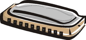 Muziek Cliparts Harmonica 