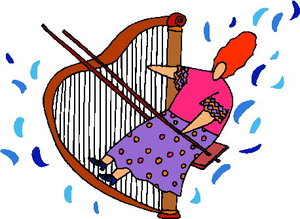 Muziek Cliparts Harpen 