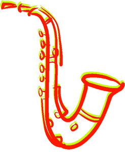 Muziek Cliparts Saxofoons 