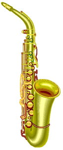 Muziek Cliparts Saxofoons 