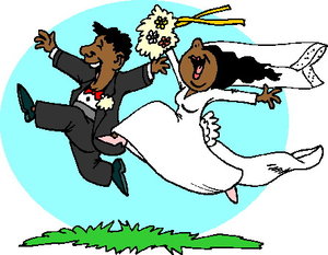 Cliparts Speciale dagen Huwelijk Getrouwd Huwelijk